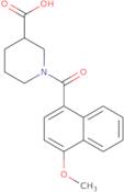 1-(4-Methoxynaphthalene-1-carbonyl)piperidine-3-carboxylic acid