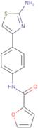 N-[4-(2-Amino-1,3-thiazol-4-yl)phenyl]furan-2-carboxamide