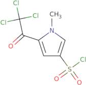 1-Methyl-5-(trichloroacetyl)-1H-pyrrole-3-sulfonyl chloride