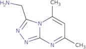 {5,7-Dimethyl-[1,2,4]triazolo[4,3-a]pyrimidin-3-yl}methanamine