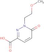 1-(2-Methoxyethyl)-6-oxo-1,6-dihydropyridazine-3-carboxylic acid