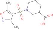 1-[(Dimethyl-1,2-oxazol-4-yl)sulfonyl]piperidine-3-carboxylic acid