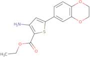 Ethyl 3-amino-5-(2,3-dihydro-1,4-benzodioxin-6-yl)thiophene-2-carboxylate