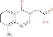 2-(8-Methyl-4-oxo-3,4-dihydroquinazolin-3-yl)acetic acid