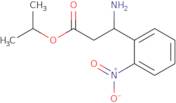 Isopropyl 3-amino-3-(2-nitrophenyl)propanoate