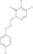 4,5-Dichloro-2-[2-(4-chlorophenoxy)ethyl]-2,3-dihydropyridazin-3-one