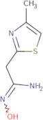 N'-Hydroxy-2-(4-methyl-1,3-thiazol-2-yl)ethanimidamide