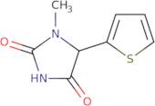 1-Methyl-5-(2-thienyl)imidazolidine-2,4-dione