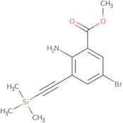Methyl 2-amino-5-bromo-3-[(trimethylsilyl)ethynyl]benzoate