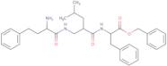 Benzyl (2S)-2-[[(2S)-2-[[[(2S)-2-amino-4-phenylbutanoyl]amino]methyl]-4-methylpentanoyl]amino]-3-p…