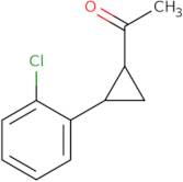 1-[2-(2-Chlorophenyl)cyclopropyl]ethan-1-one