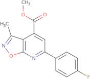 Methyl 6-(4-fluorophenyl)-3-methylisoxazolo[5,4-b]pyridine-4-carboxylate