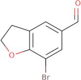 7-Bromo-2,3-dihydro-1-benzofuran-5-carbaldehyde