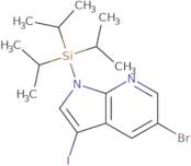 5-Bromo-3-iodo-1-triisopropylsilanyl-1H-pyrrolo[2,3-b]pyridine