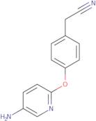 2-{4-[(5-Aminopyridin-2-yl)oxy]phenyl}acetonitrile