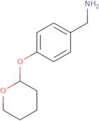 1-[4-(Oxan-2-yloxy)phenyl]methanamine