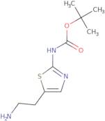 carbamic acid, n-[5-(2-aminoethyl)-2-thiazolyl]-, 1,1-dimethylethyl ester