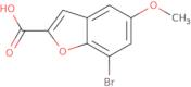 7-Bromo-5-methoxybenzofuran-2-carboxylic acid