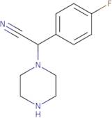 2-(4-Fluorophenyl)-2-(piperazin-1-yl)acetonitrile