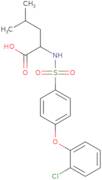 N-([4-(2-Chlorophenoxy)phenyl]sulfonyl)leucine
