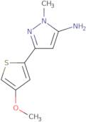 3-(4-Methoxythiophen-2-yl)-1-methyl-1H-pyrazol-5-amine