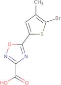 5-(5-Bromo-4-methylthiophen-2-yl)-1,2,4-oxadiazole-3-carboxylic acid
