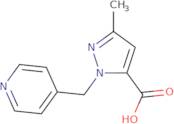 3-Methyl-1-[(pyridin-4-yl)methyl]-1H-pyrazole-5-carboxylic acid