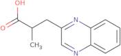 2-Methyl-3-(quinoxalin-2-yl)propanoic acid