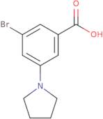 3-Bromo-5-(pyrrolidin-1-yl)benzoic acid