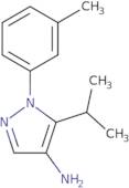 1-(3-Methylphenyl)-5-(propan-2-yl)-1H-pyrazol-4-amine