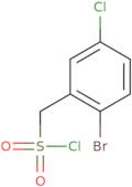 (2-Bromo-5-chlorophenyl)methanesulfonyl chloride