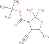 tert-Butyl (4R,5R)-4-ethynyl-2,2,5-trimethyl-1,3-oxazolidine-3-carboxylate