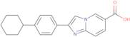 2-(4-Cyclohexylphenyl)imidazo[1,2-a]pyridine-6-carboxylic acid