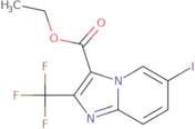 Ethyl 6-iodo-2-(trifluoromethyl)imidazo[1,2-a]pyridine-3-carboxylate