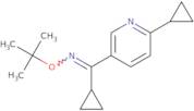 Cyclopropyl(6-cyclopropyl-3-pyridinyl)methanone o-(tert-butyl)oxime