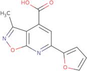 6-(Furan-2-yl)-3-methyl-[1,2]oxazolo[5,4-b]pyridine-4-carboxylic acid