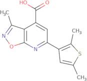 6-(2,5-Dimethylthiophen-3-yl)-3-methyl-[1,2]oxazolo[5,4-b]pyridine-4-carboxylic acid