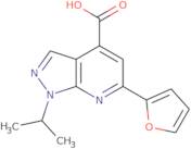 6-(2-Furyl)-1-isopropyl-1h-pyrazolo[3,4-b]pyridine-4-carboxylic acid