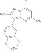 7-Chloro-3-(3,4-dimethoxyphenyl)-2,5-dimethylpyrazolo[1,5-a]pyrimidine