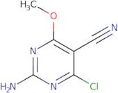 2-Amino-4-chloro-6-methoxypyrimidine-5-carbonitrile