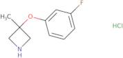 3-(3-Fluorophenoxy)-3-methylazetidine hydrochloride