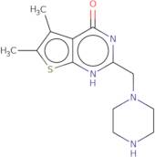 5,6-Dimethyl-2-(piperazin-1-ylmethyl)-1H,4H-thieno[2,3-d]pyrimidin-4-one