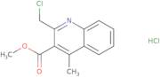 Methyl 2-(chloromethyl)-4-methylquinoline-3-carboxylate hydrochloride