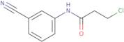 3-Chloro-N-(3-cyanophenyl)propanamide