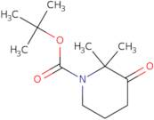 tert-Butyl 2,2-dimethyl-3-oxopiperidine-1-carboxylate