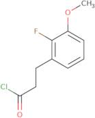 3-(2-Fluoro-3-methoxyphenyl)propanoyl chloride