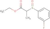 Ethyl 2-(3-fluorobenzenesulfinyl)propanoate