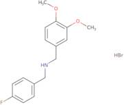 (3,4-Dimethoxybenzyl)(4-fluorobenzyl)amine hydrobromide