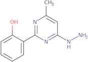 2-(4-Hydrazino-6-methylpyrimidin-2-yl)phenol