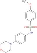 4-Methoxy-N-[4-(morpholin-4-yl)phenyl]benzene-1-sulfonamide